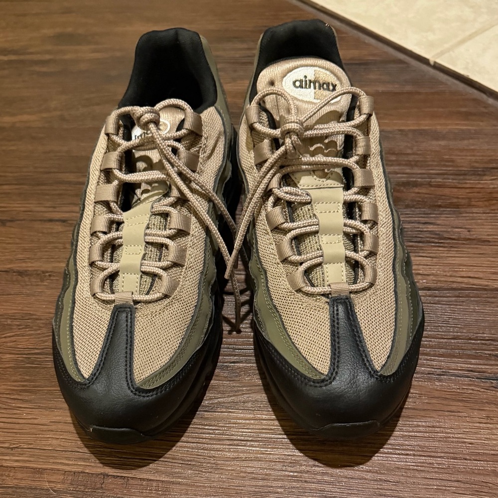Nike Air Max 95 GS Khaki Sequoia - Picture 4 of 13